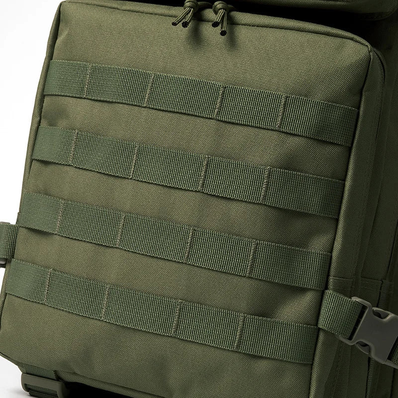 CHIROM SUPPLY Men's 50L Tactical Survival Backpack with Rucksack Bottle Holder.