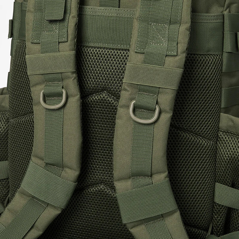 CHIROM SUPPLY Men's 50L Tactical Survival Backpack with Rucksack Bottle Holder.