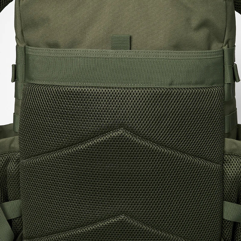 CHIROM SUPPLY Men's 50L Tactical Survival Backpack with Rucksack Bottle Holder.
