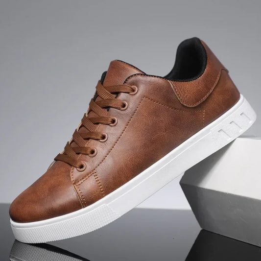 CHIROM SUPPLY Men's Classic Casual Leather Sneakers