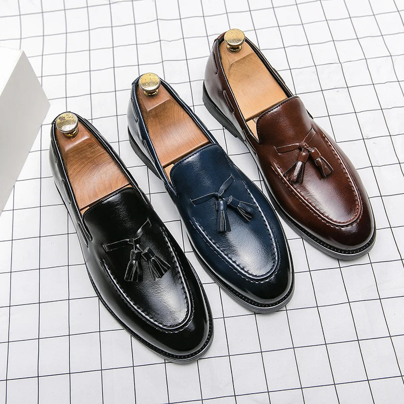 CHIROM SUPPLY Men's Brogues High Quality Leather Dress Shoes