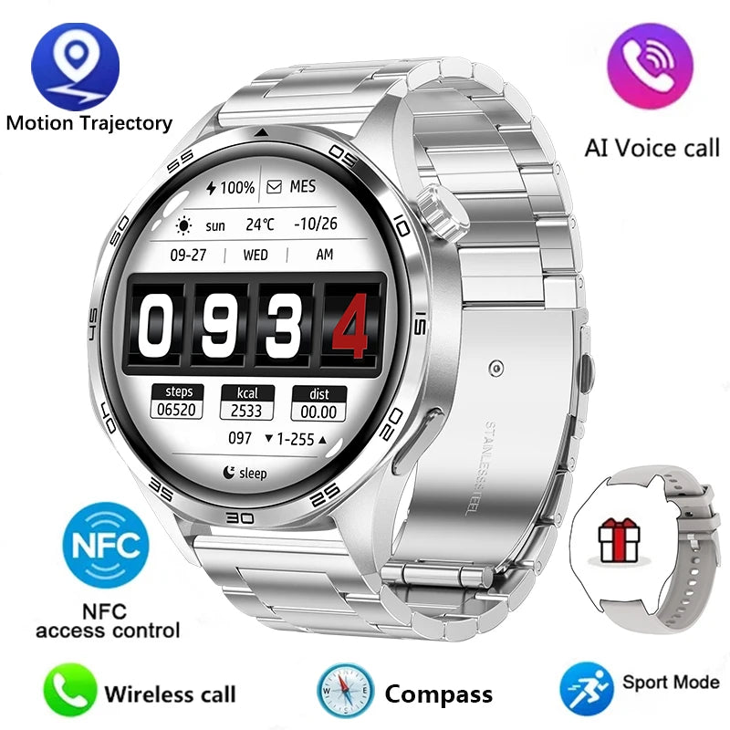 GT5 PRO Men's Smart Watch +AMOLED HD Screen+GPS