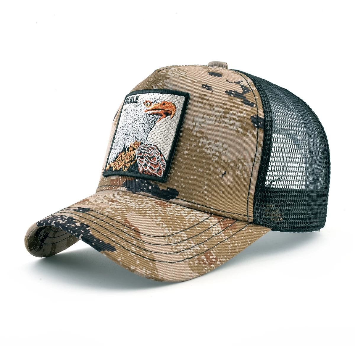 Men's Fashion Snapback Trucker Caps With Embroidery+Adjustable Visor
