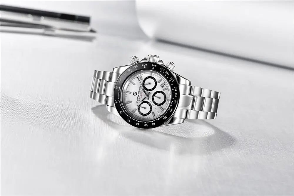 PAGANI DESIGN Men's Quartz Chronograph Luxury Business Watch.