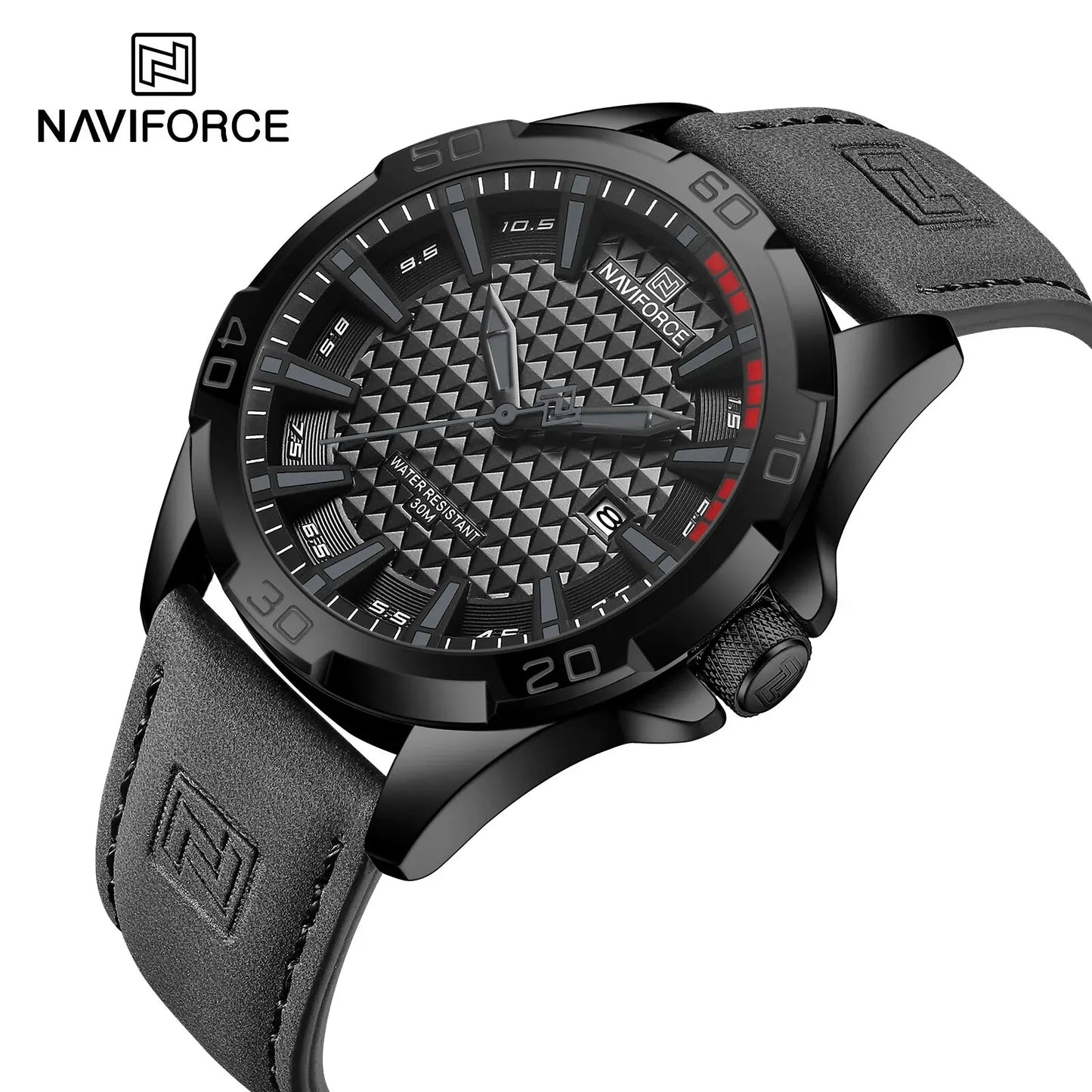 NAVIFORCE Men's Casual Military Quartz Sports Waterproof Wrist-Watch