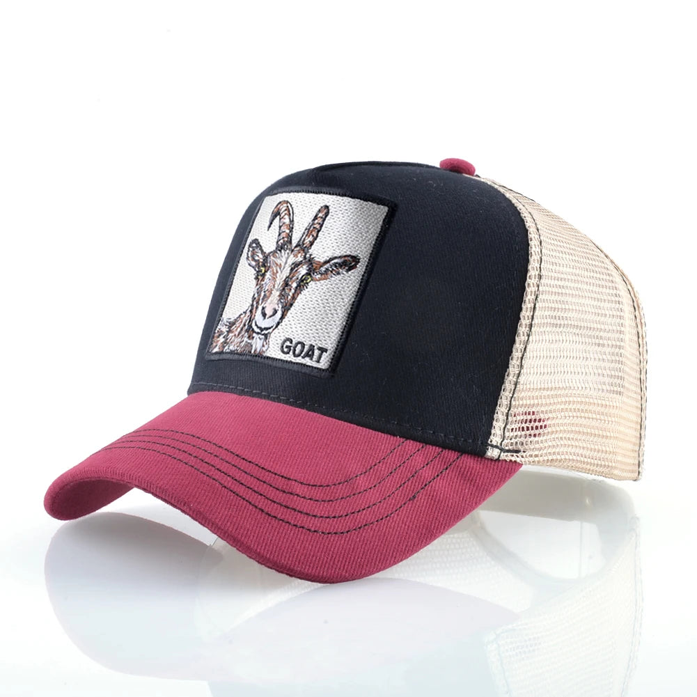 Men's Fashion Snapback Trucker Caps With Embroidery+Adjustable Visor