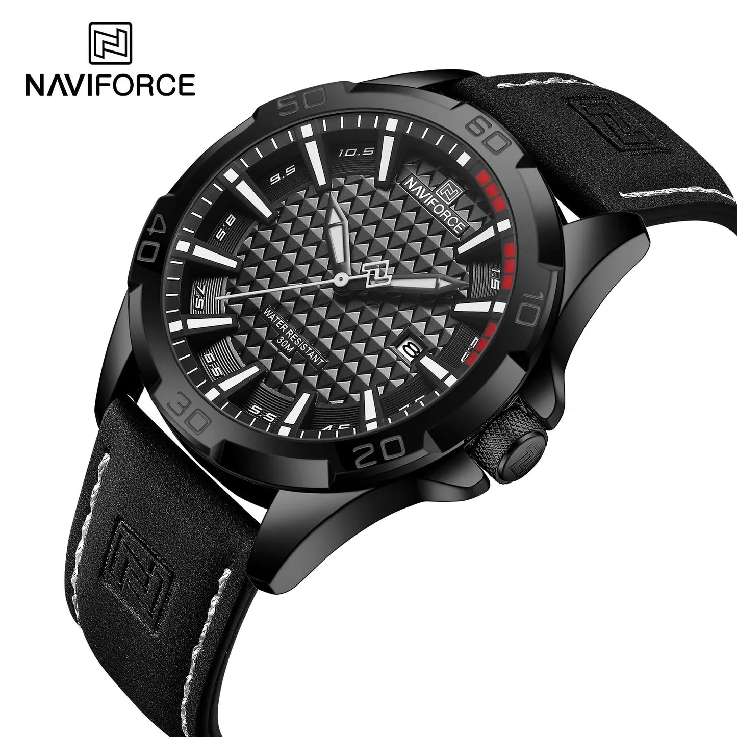 NAVIFORCE Men's Casual Military Quartz Sports Waterproof Wrist-Watch