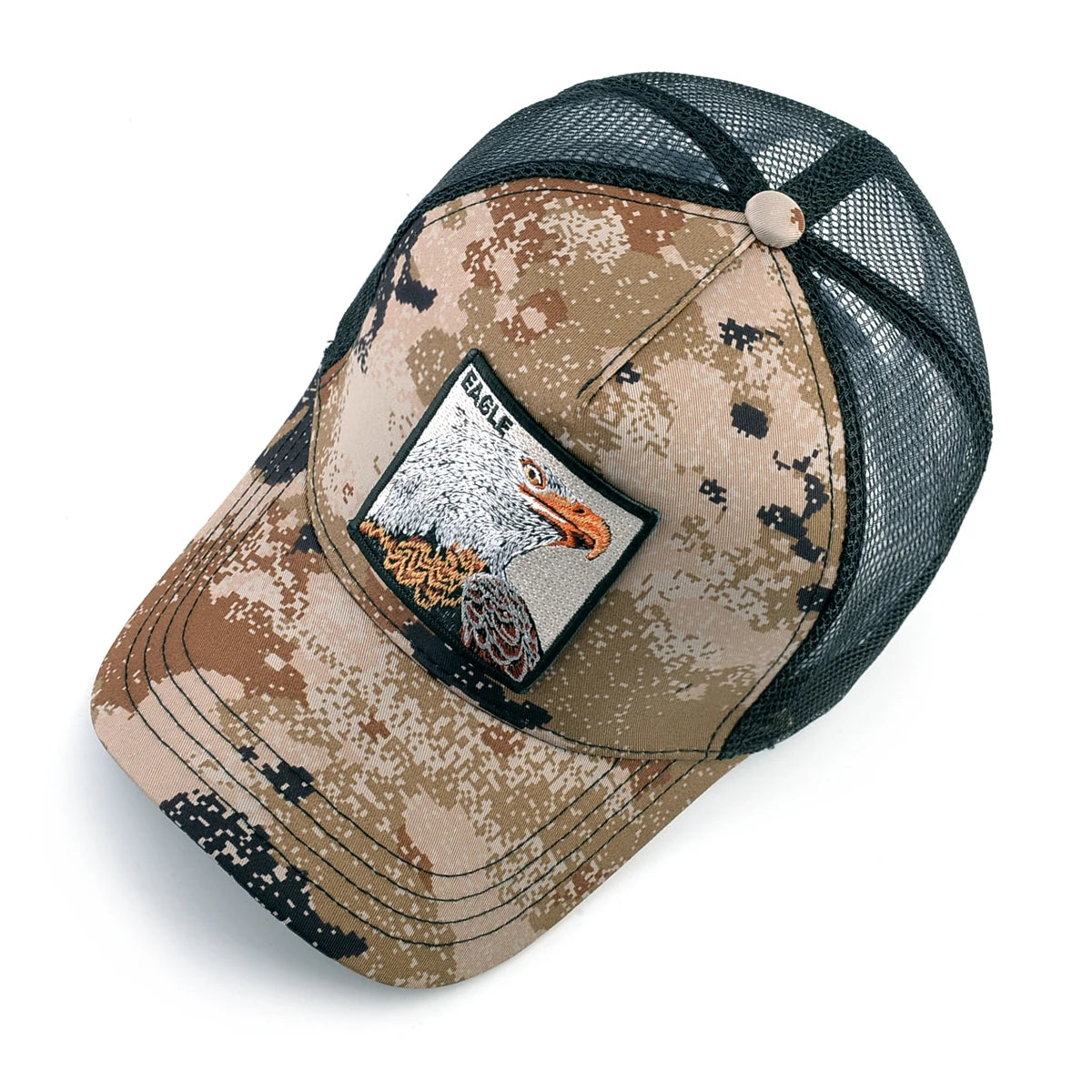 Men's Fashion Snapback Trucker Caps With Embroidery+Adjustable Visor
