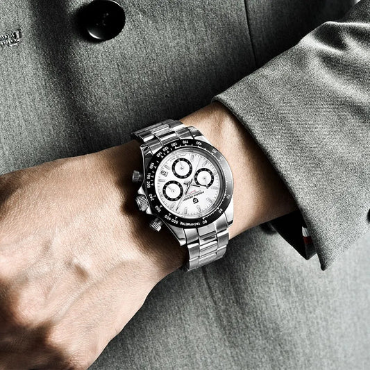 PAGANI DESIGN Men's Quartz Chronograph Luxury Business Watch.