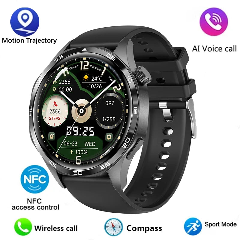 GT5 PRO Men's Smart Watch +AMOLED HD Screen+GPS