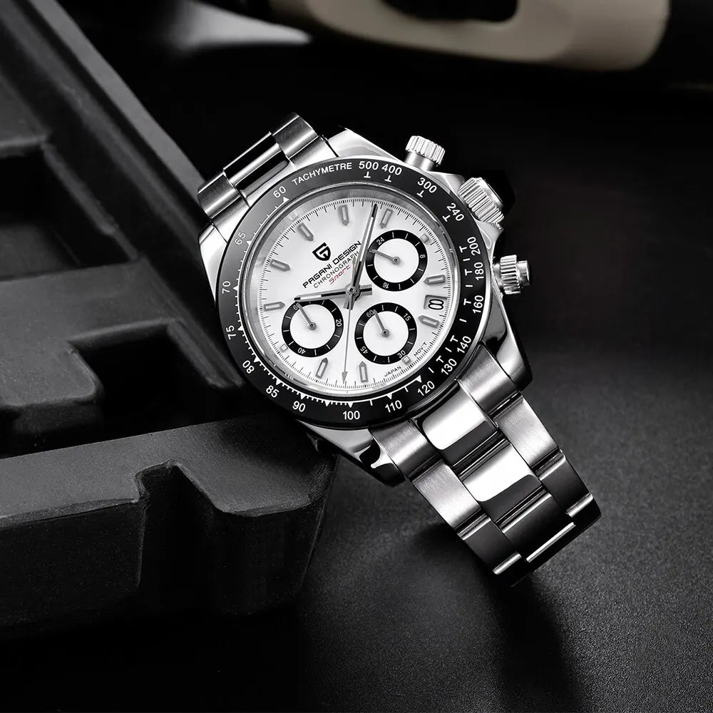 PAGANI DESIGN Men's Quartz Chronograph Luxury Business Watch.
