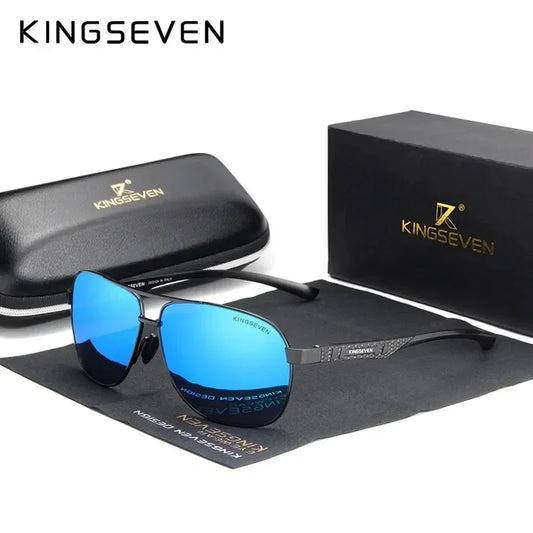 KINGSEVEN Polarized Aluminum Sunglasses Men UV400 HD Lens