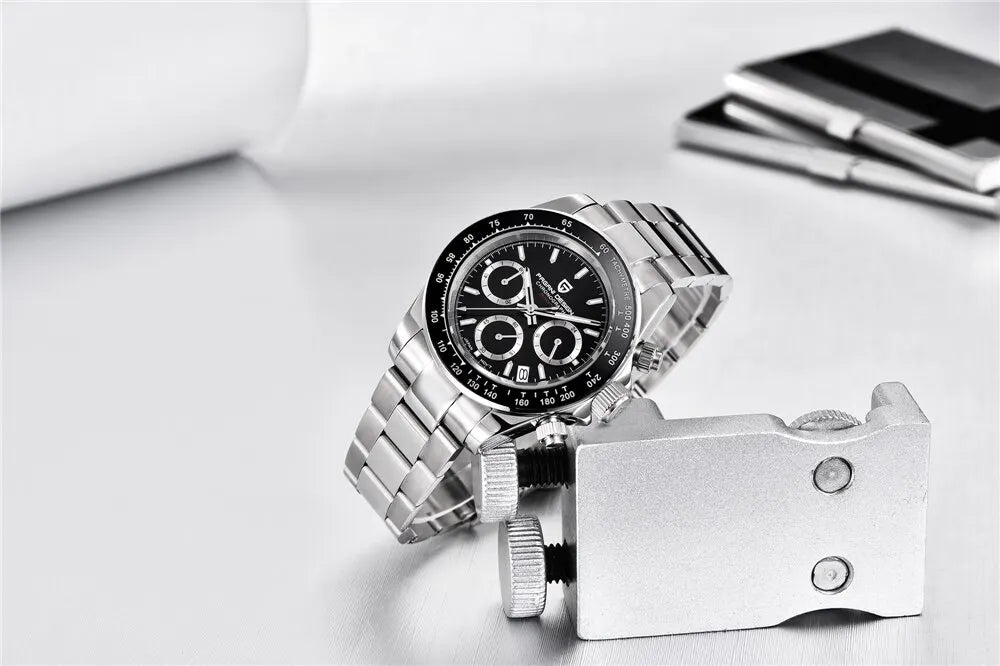 PAGANI DESIGN Men's Quartz Chronograph Luxury Business Watch.