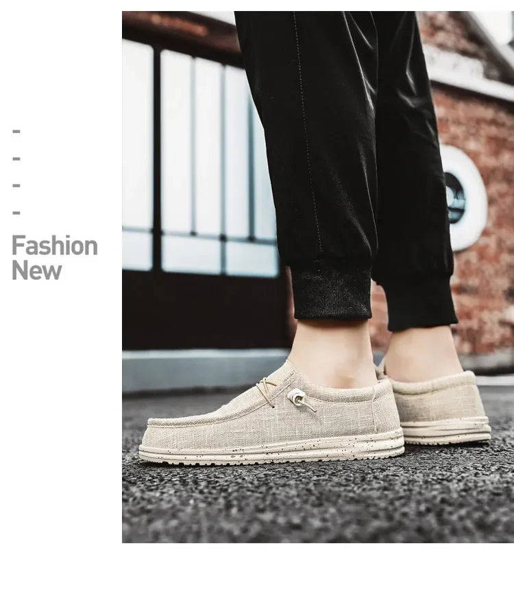 CHIROM SUPPLY Men's Lightweight Leisure Breathable Outdoor Canvas Shoes