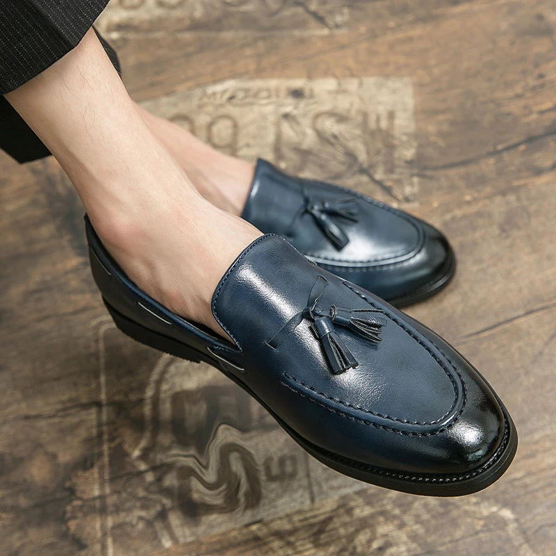 CHIROM SUPPLY Men's Brogues High Quality Leather Dress Shoes