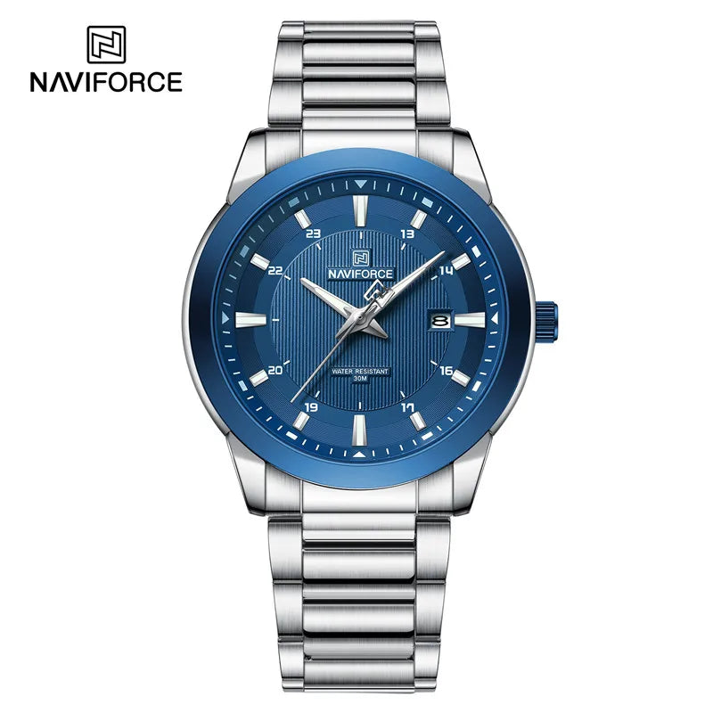 NAVIFORCE Men's Casual Luxury Stainless Steel Wristwatch
