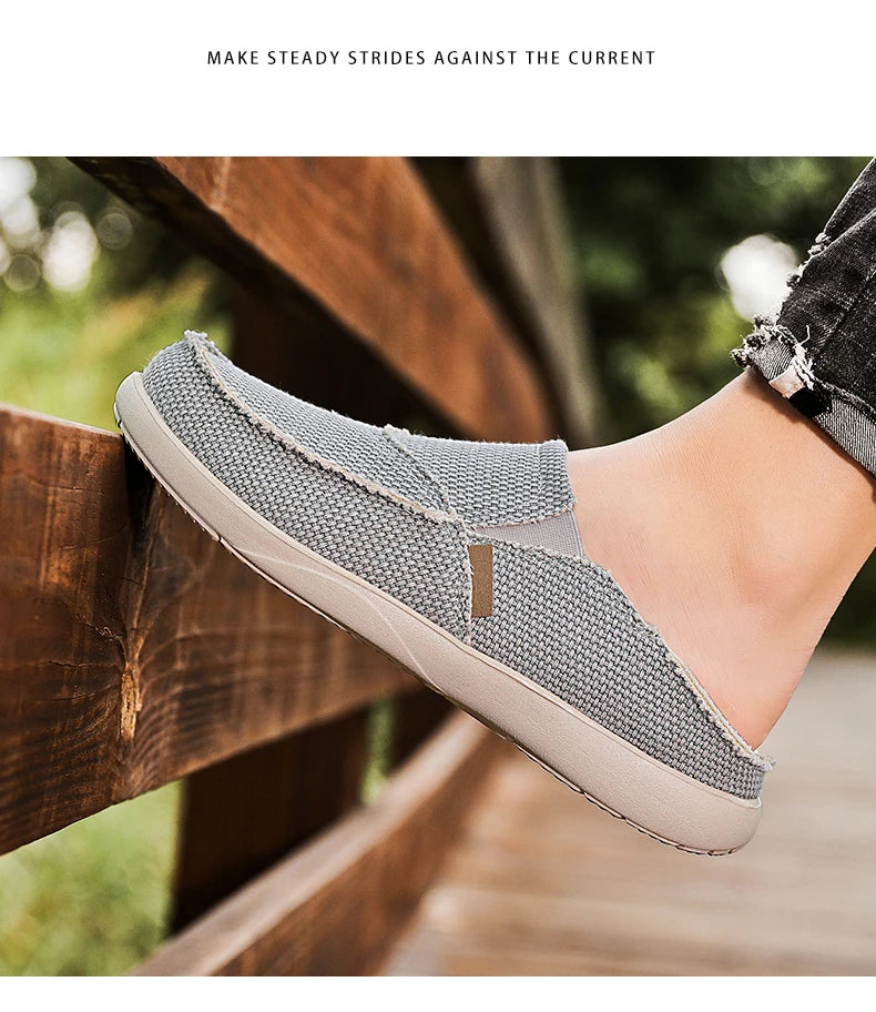 CHIROM SUPPLY Men's Comfortable Lightweight Slip-On Flat Shoes