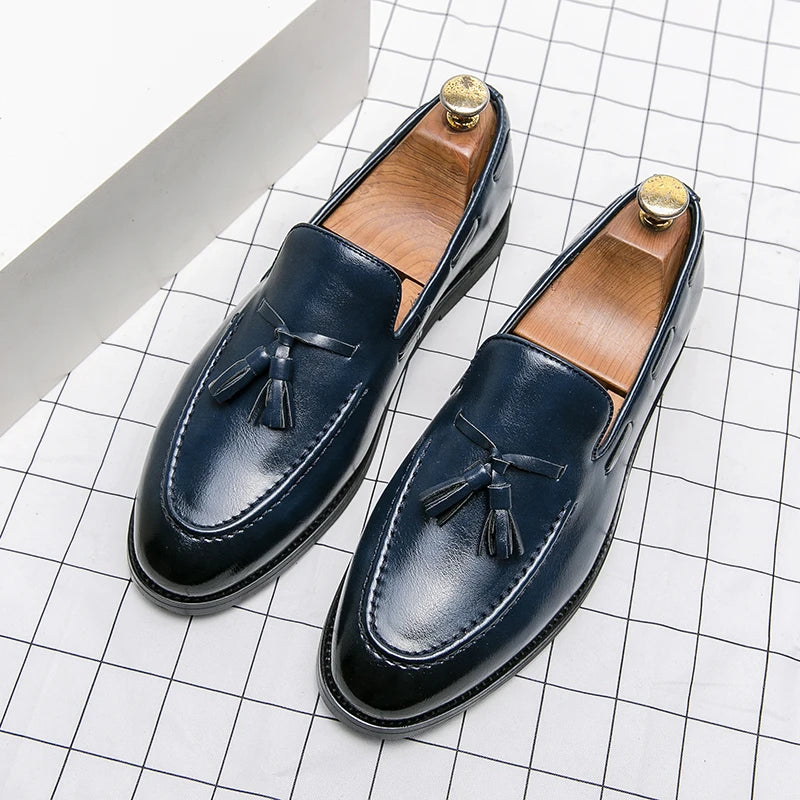 CHIROM SUPPLY Men's Brogues High Quality Leather Dress Shoes