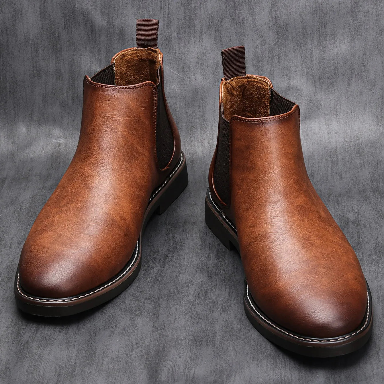 CHIROM SUPPLY Men's Retro Comfortable Dress Boots