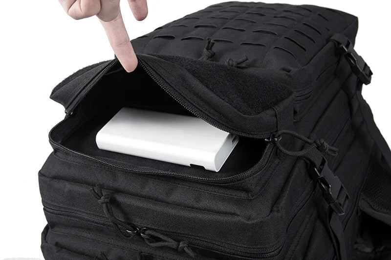 CHIROM SUPPLY Men's 50L Tactical Survival Backpack with Rucksack Bottle Holder.