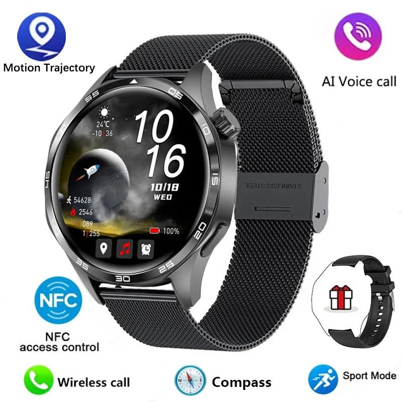 GT5 PRO Men's Smart Watch +AMOLED HD Screen+GPS