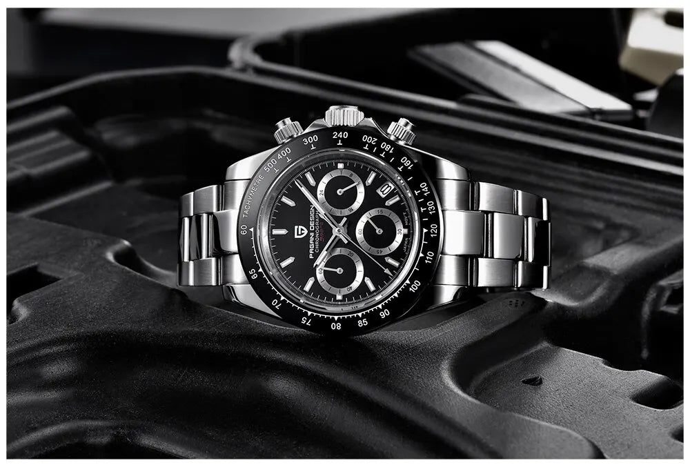 PAGANI DESIGN Men's Quartz Chronograph Luxury Business Watch.