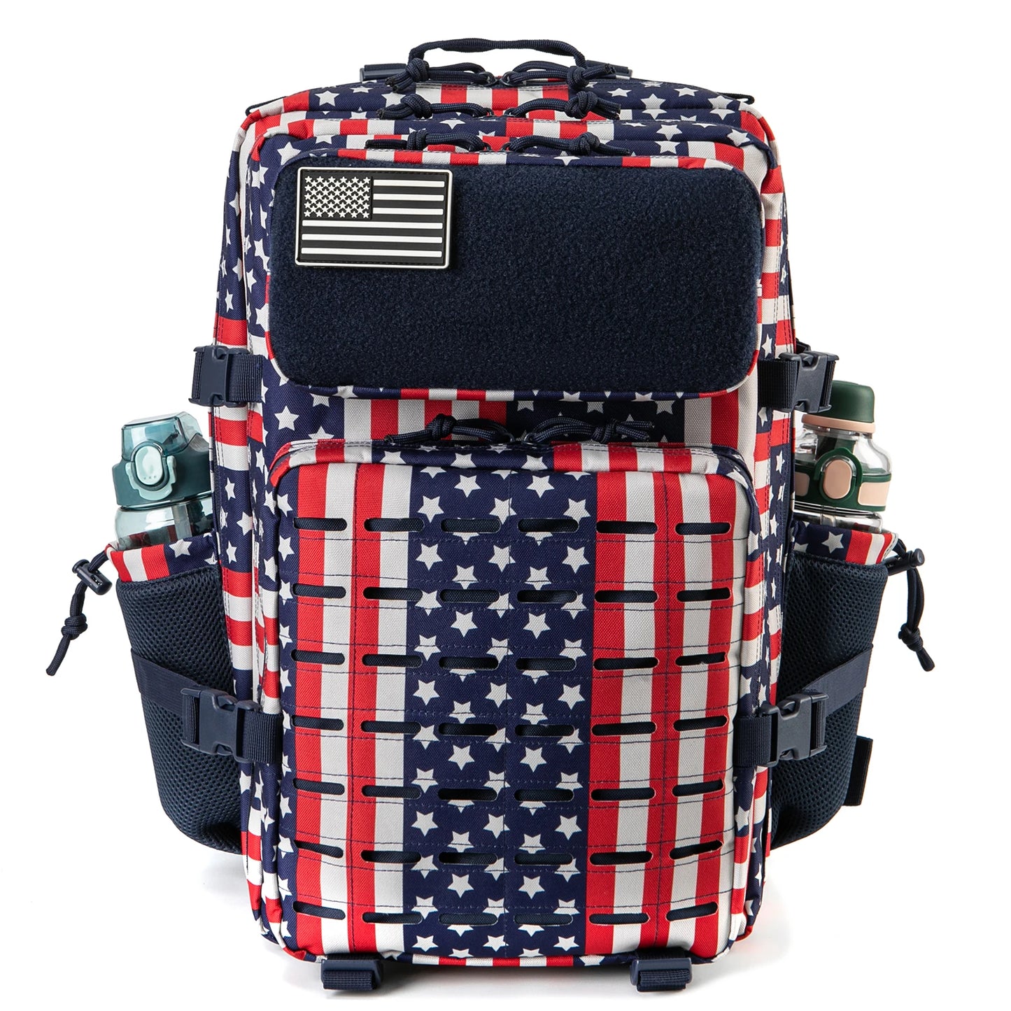 CHIROM SUPPLY Men's 50L Tactical Survival Backpack with Rucksack Bottle Holder.