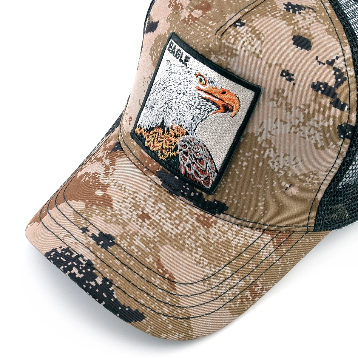 Men's Fashion Snapback Trucker Caps With Embroidery+Adjustable Visor