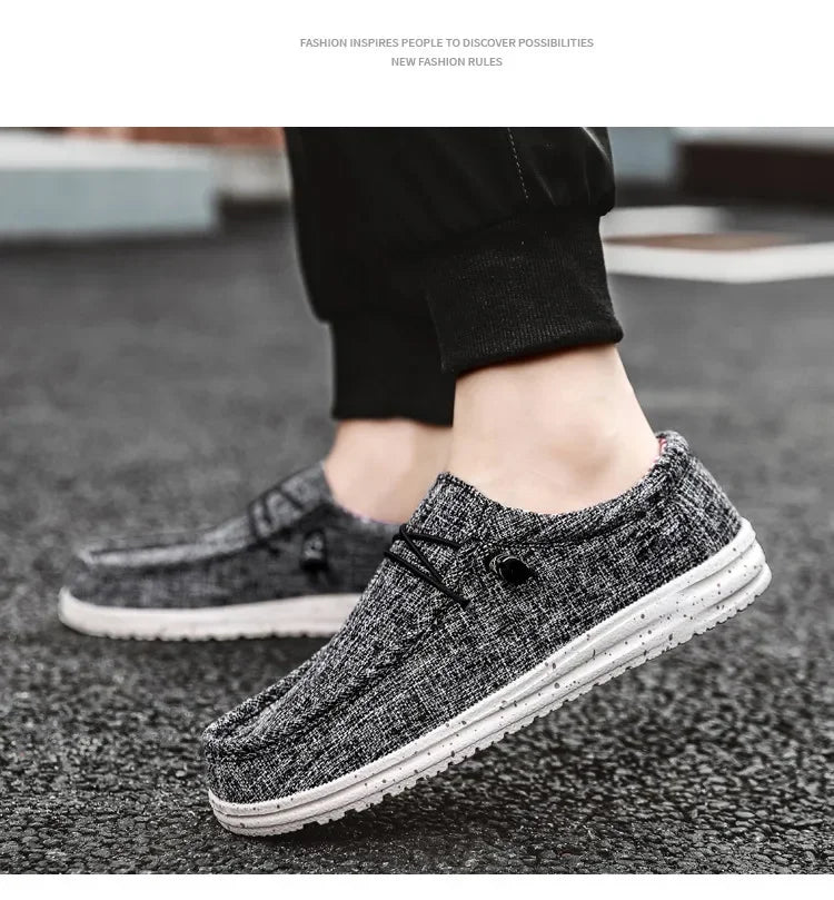 CHIROM SUPPLY Men's Lightweight Leisure Breathable Outdoor Canvas Shoes
