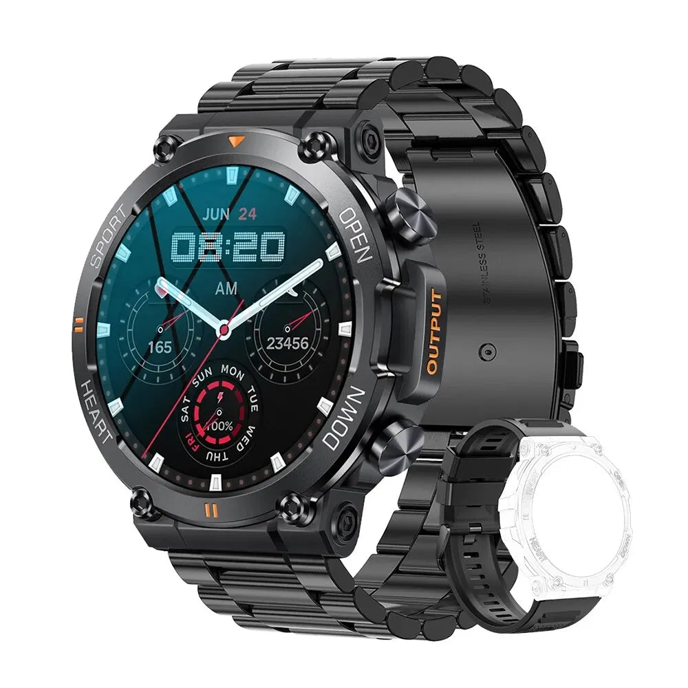 MEVADEN MD56 1.39 Inch HD Men's Smart Watch w/ Heart Monitor For Android + IOS
