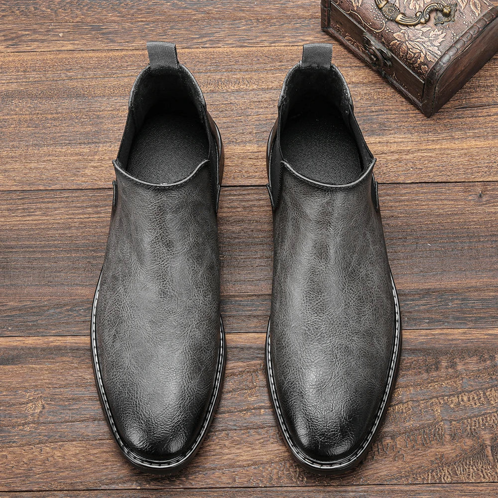 CHIROM SUPPLY Men's Retro Comfortable Dress Boots
