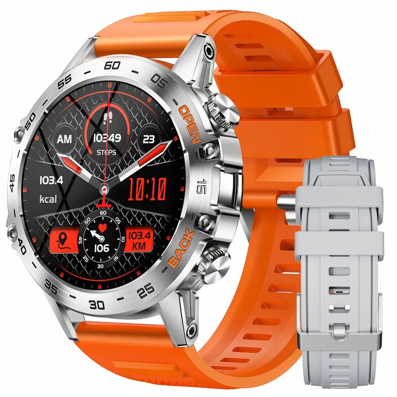 LIGE 1.39" Men's Outdoor Sport Smart Watch for Android + IOS Phone