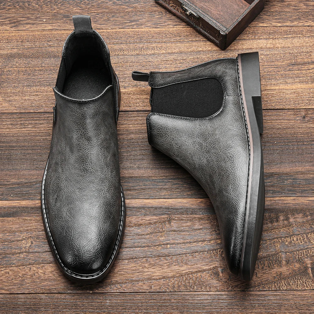 CHIROM SUPPLY Men's Retro Comfortable Dress Boots
