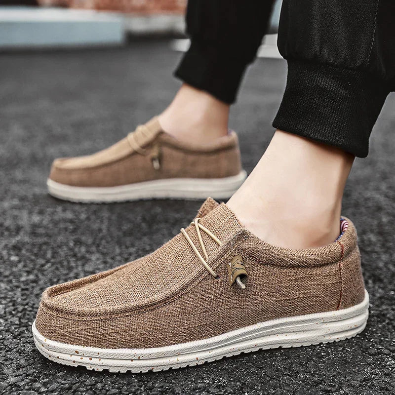 CHIROM SUPPLY Men's Lightweight Leisure Breathable Outdoor Canvas Shoes