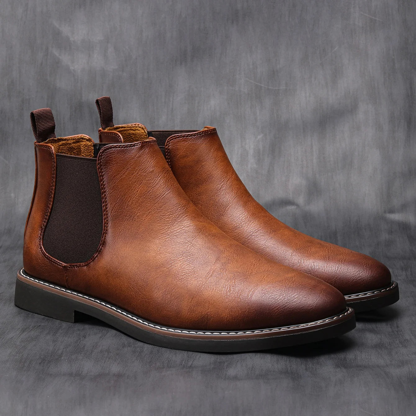 CHIROM SUPPLY Men's Retro Comfortable Dress Boots