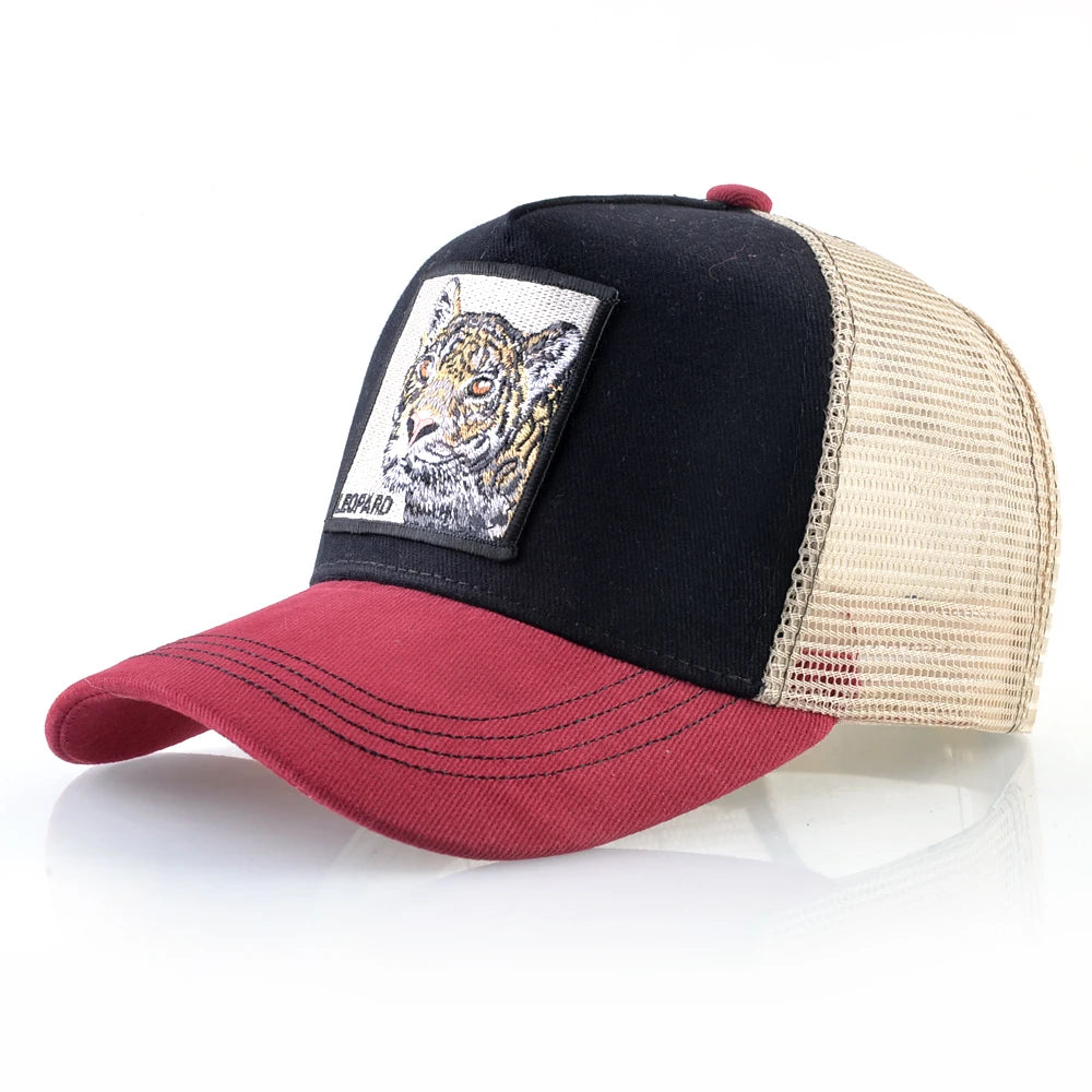 Men's Fashion Snapback Trucker Caps With Embroidery+Adjustable Visor
