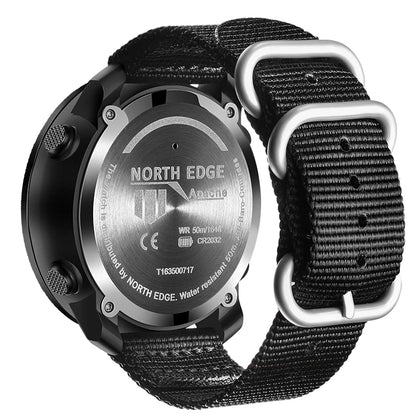 NORTH EDGE Men's Digital Military Smart Watch