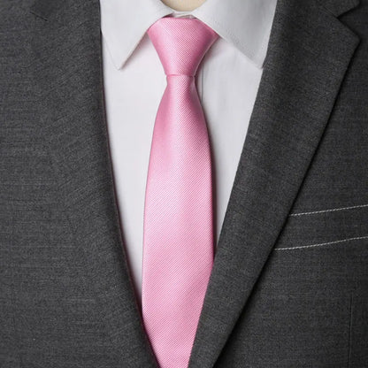 CHIROM SUPPLY Men's Zipper Solid Business Ties