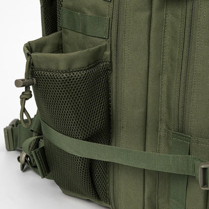 CHIROM SUPPLY Men's 50L Tactical Survival Backpack with Rucksack Bottle Holder.