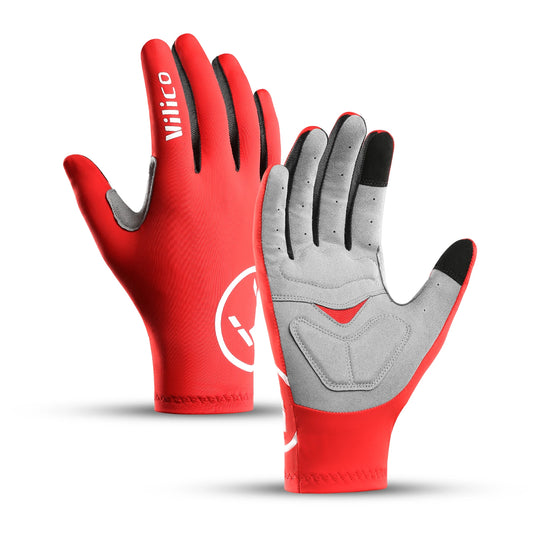 Vilico Men's Gel Touch Screen Sports+Cycling Gloves