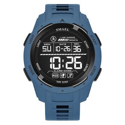 SMAEL Men's Digital LED Alarm Watch Waterproof