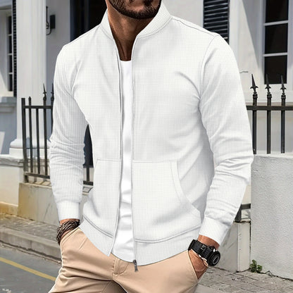 CHIROM SUPPLY Men's Casual Solid Color long-sleeved Jacket