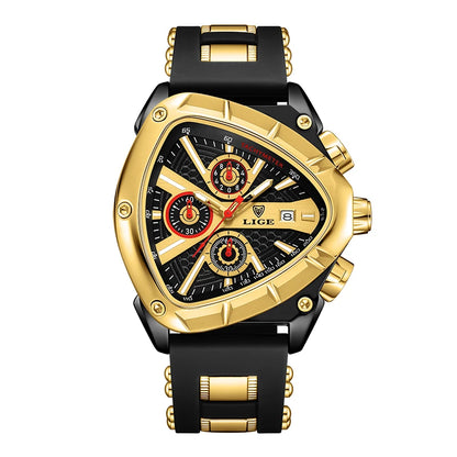 LIGE Original Luxury Men's Sport Quartz Waterproof Watch