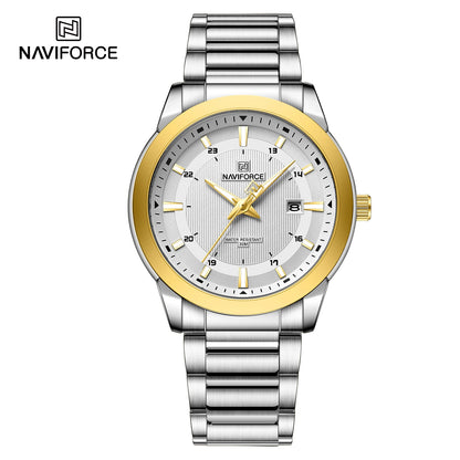NAVIFORCE Men's Casual Luxury Stainless Steel Wristwatch