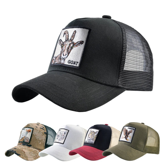 Men's Fashion Snapback Trucker Caps With Embroidery+Adjustable Visor