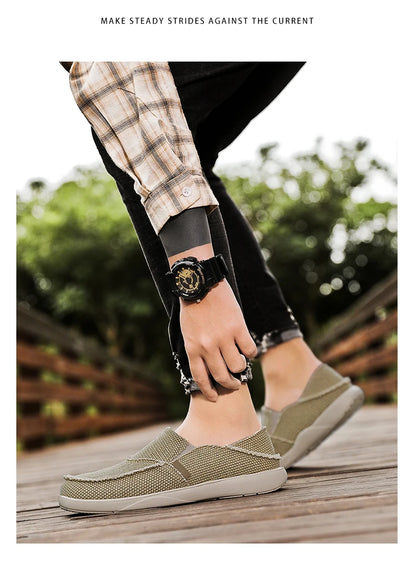 CHIROM SUPPLY Men's Comfortable Lightweight Slip-On Flat Shoes