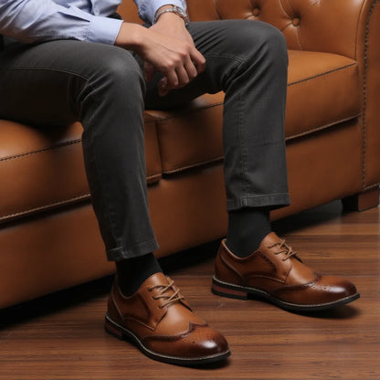 CHIROM SUPPLY Men's Brogue Dress Shoes