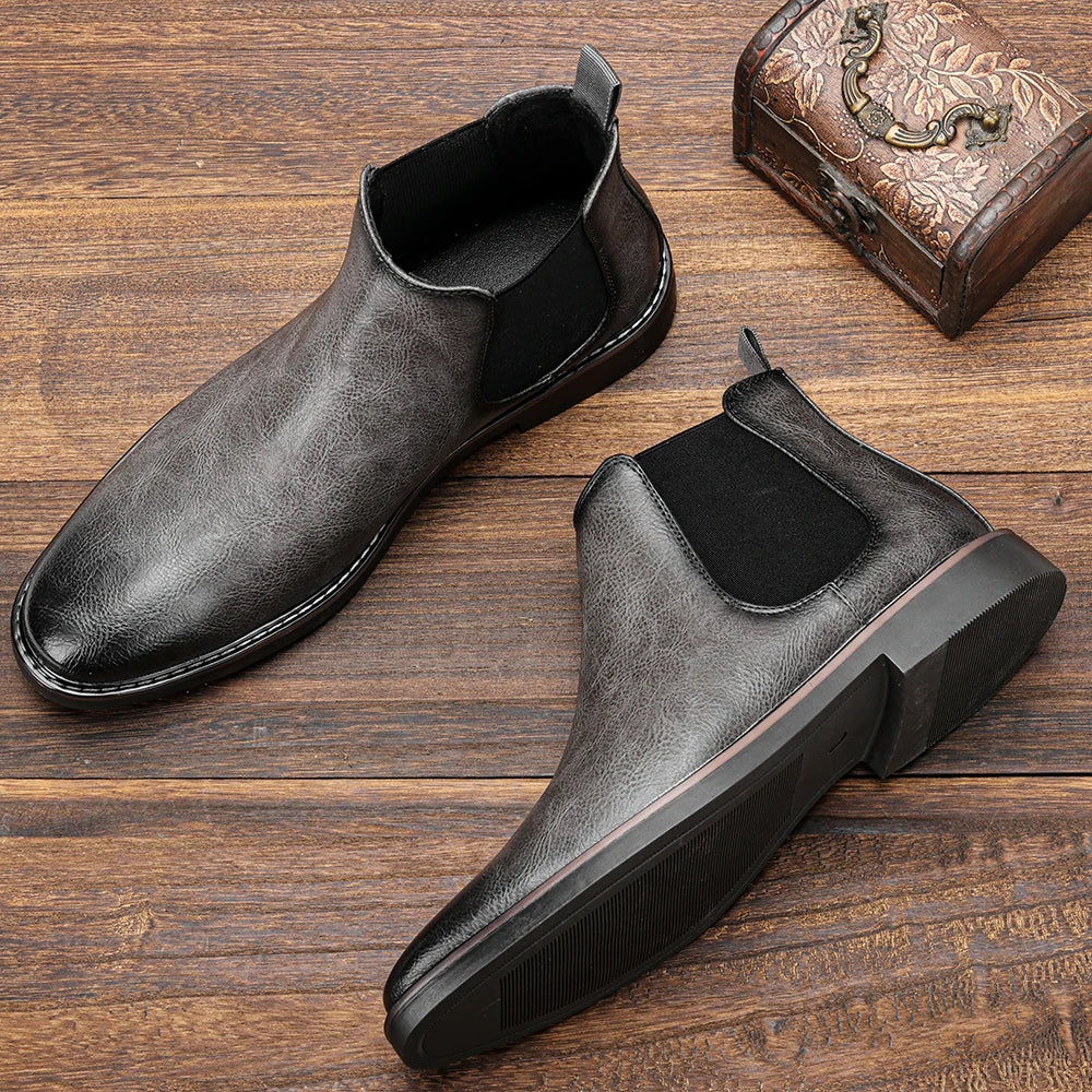 CHIROM SUPPLY Men's Retro Comfortable Dress Boots