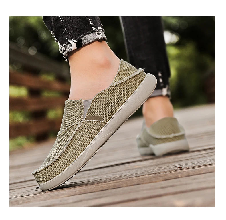 CHIROM SUPPLY Men's Comfortable Lightweight Slip-On Flat Shoes