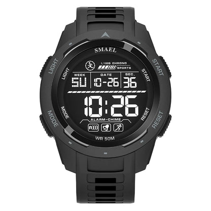 SMAEL Men's Digital LED Alarm Watch Waterproof